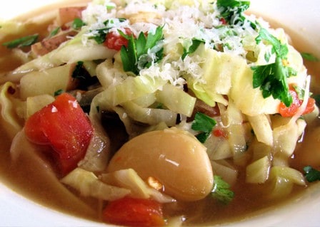 Cabbage and Butter Bean Soup