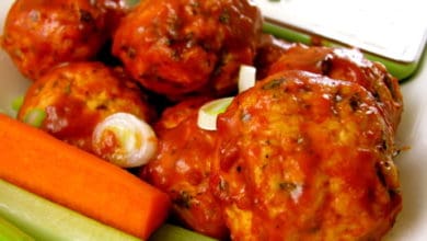 Buffalo Chicken Meatballs - Clean+Delicious®