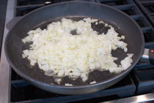 onions cooking in butter
