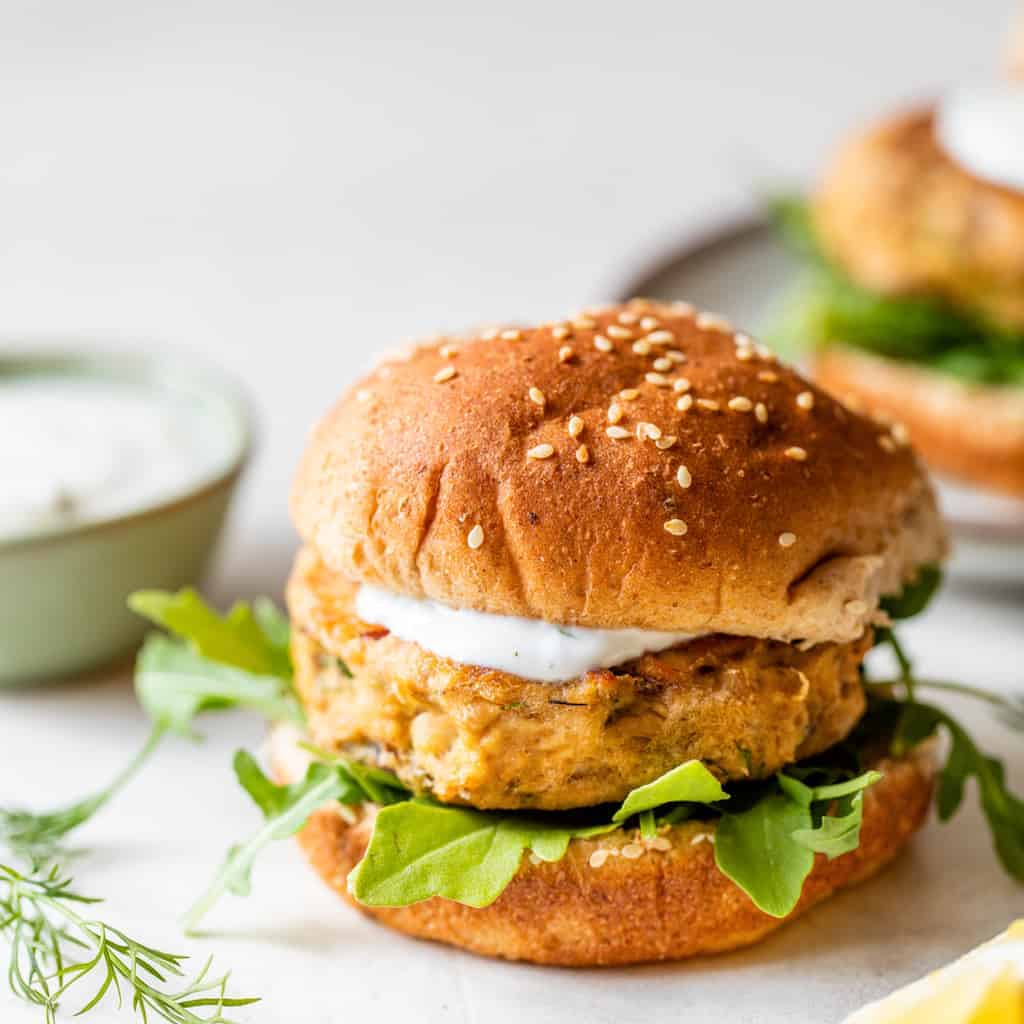 Salmon Burgers (made with canned salmon!) « Clean & Delicious