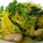 Spaghetti Squash & Broccoli Rabe