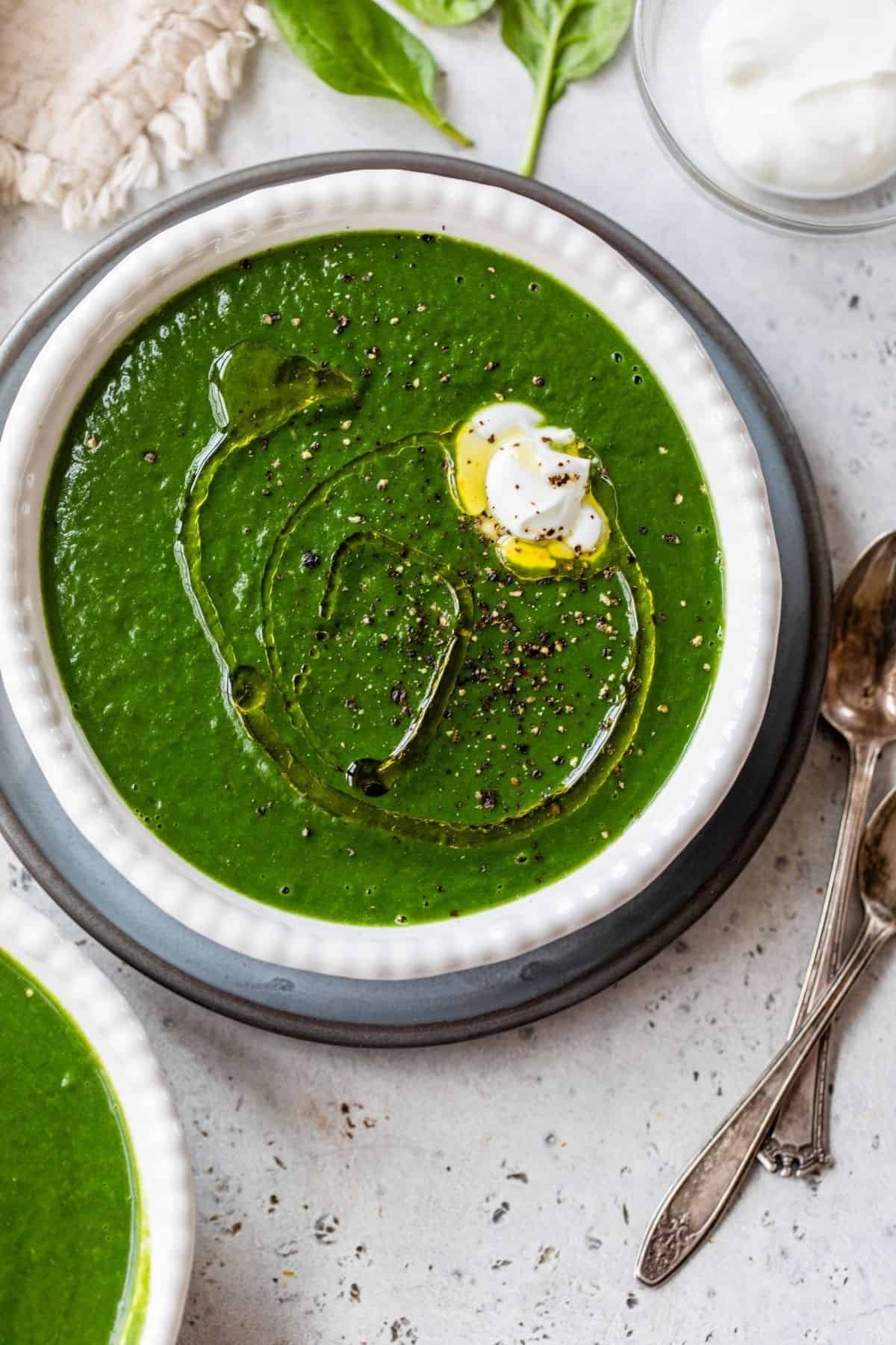 Easy Spinach Soup Recipe