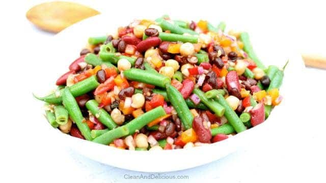 FOUR BEAN SALAD - CLEAN&DELICIOUS