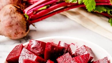 delicious steamed beets