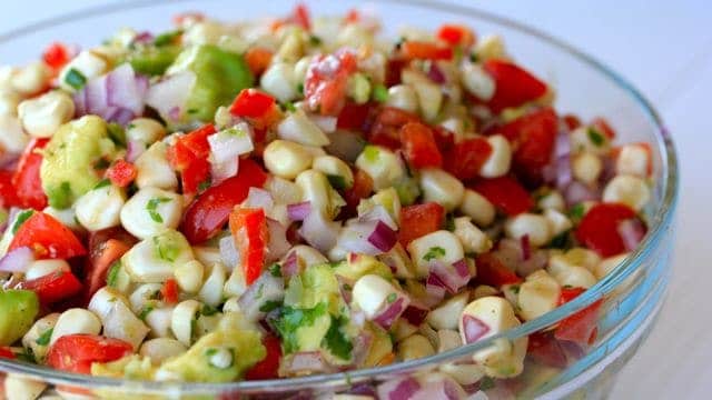 Raw Corn Salad