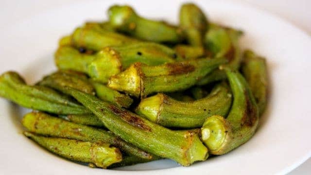 Roasted Okra Fries