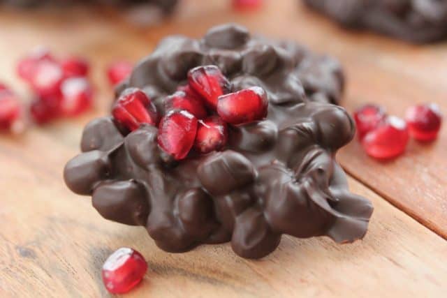 Chocolate Covered Pomegranate Drops