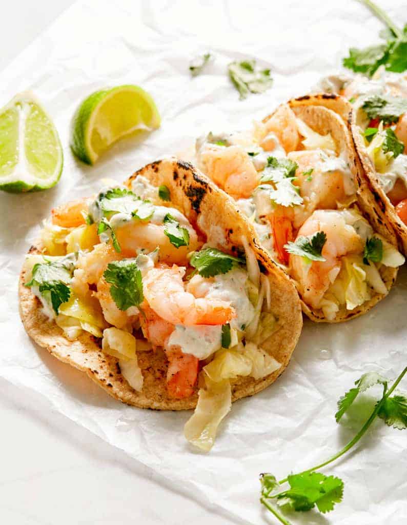 Easy Shrimp Tacos « Clean & Delicious