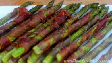 Prosciutto Wrapped Asparagus - Clean & Delicious®