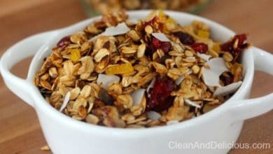Clean Eating Stovetop Granola - Clean+Delicious®
