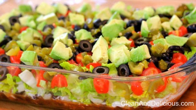 Clean Eating Taco Dip - Clean+Delicious.com