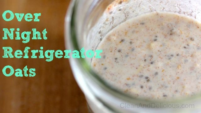 Overnight Banana-Chia Refrigerator Oats - Clean & Delicious with Dani Spies