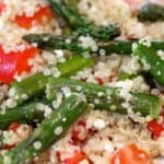 Roasted Asparagus Quinoa Salad