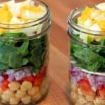 Spinach Salad Jars
