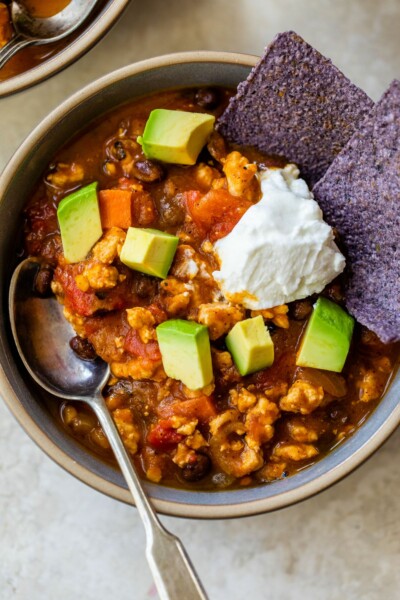 Hearty Turkey Pumpkin Chili with Black Beans « Clean & Delicious