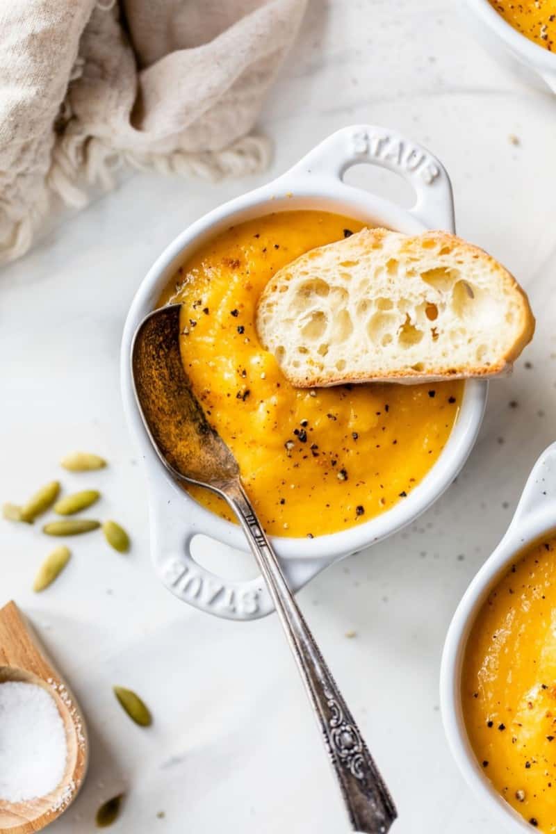 Roasted Butternut Squash Apple Soup « Clean & Delicious