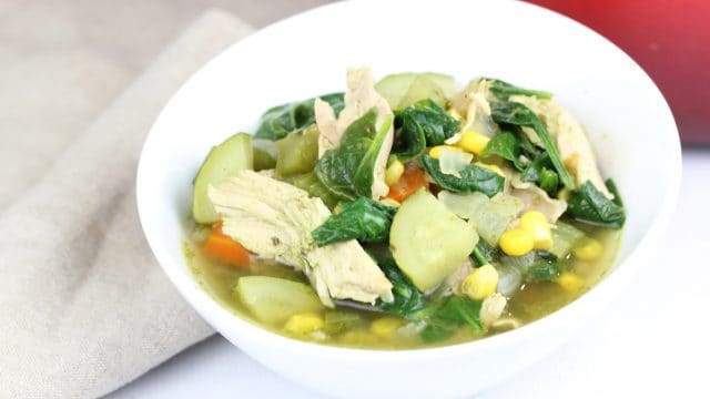 Immunity Boosting Green Chicken Veggie Soup Clean Delicious