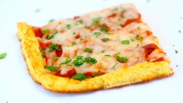 Cauliflower Crust Pizza - Clean&Delicious®