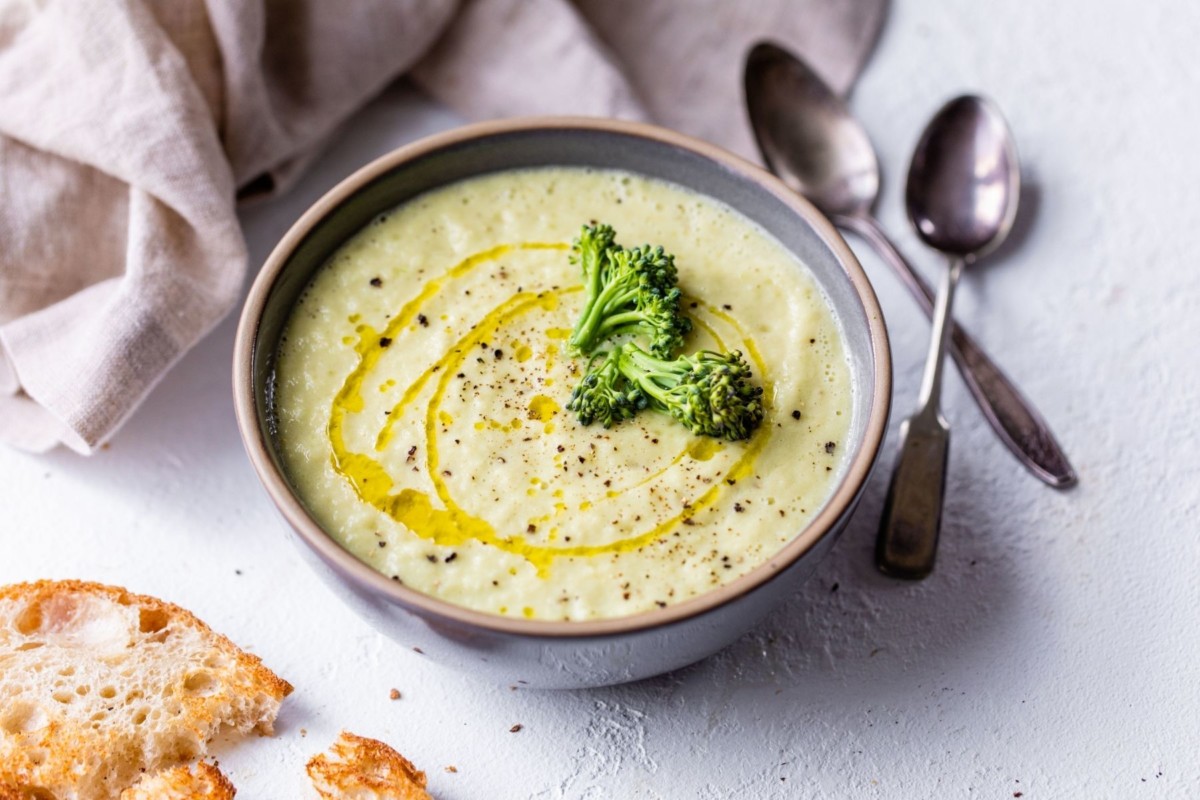 Dairy-Free Broccoli Stem Soup « Clean & Delicious