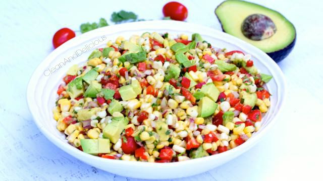 Summer Corn Avocado Salad