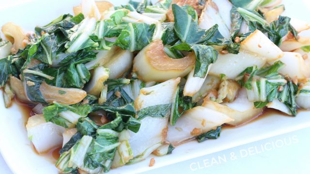 simple bok choy and ginger stir fry perfect for a side or main meal
