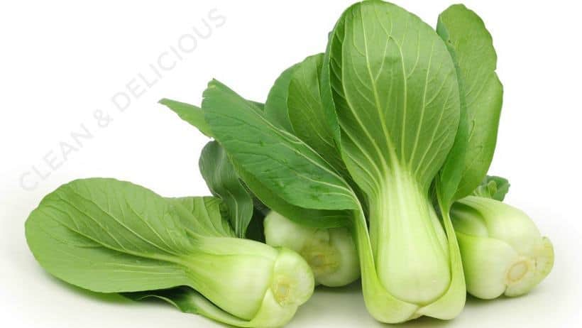 green and leafy bok choy