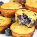 gluten free blueberry lemon muffins