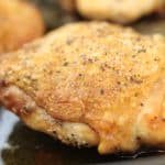cast iron seared skillet chicken thighs