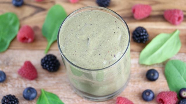 Delicious Berry Creme Protein Smoothie