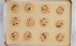 freshly baked oatmeal raisin cookies