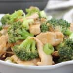 Broccoli and chicken stir fry