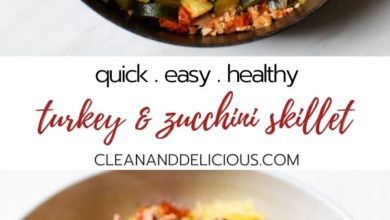 how to make a one pan turkey zucchini meal
