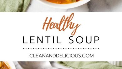 how to make healthy lentil soup