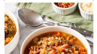 how to make healthy, easy, one pot lentil soup