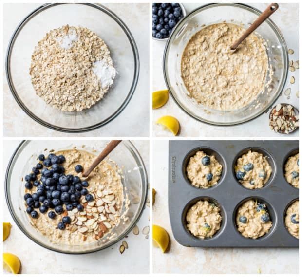 Blueberry Walnut Oatmeal Muffin Tops - I Wash You Dry