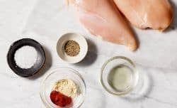 ingredients for baked chicken breast