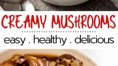 easy creamy mushrooms