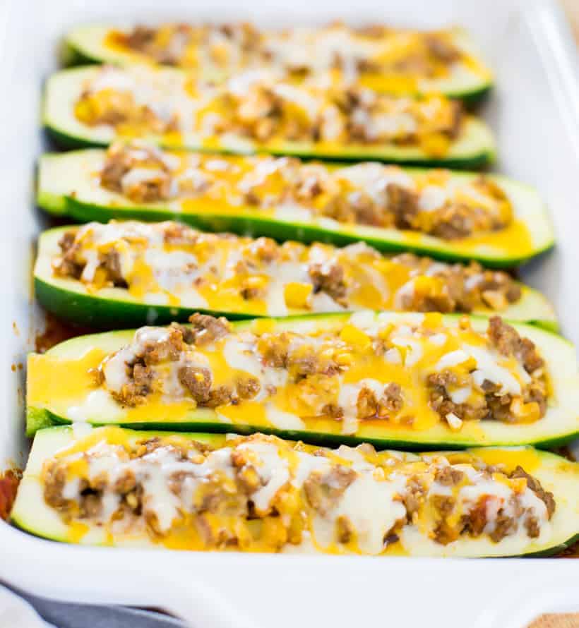 zucchini taco boats