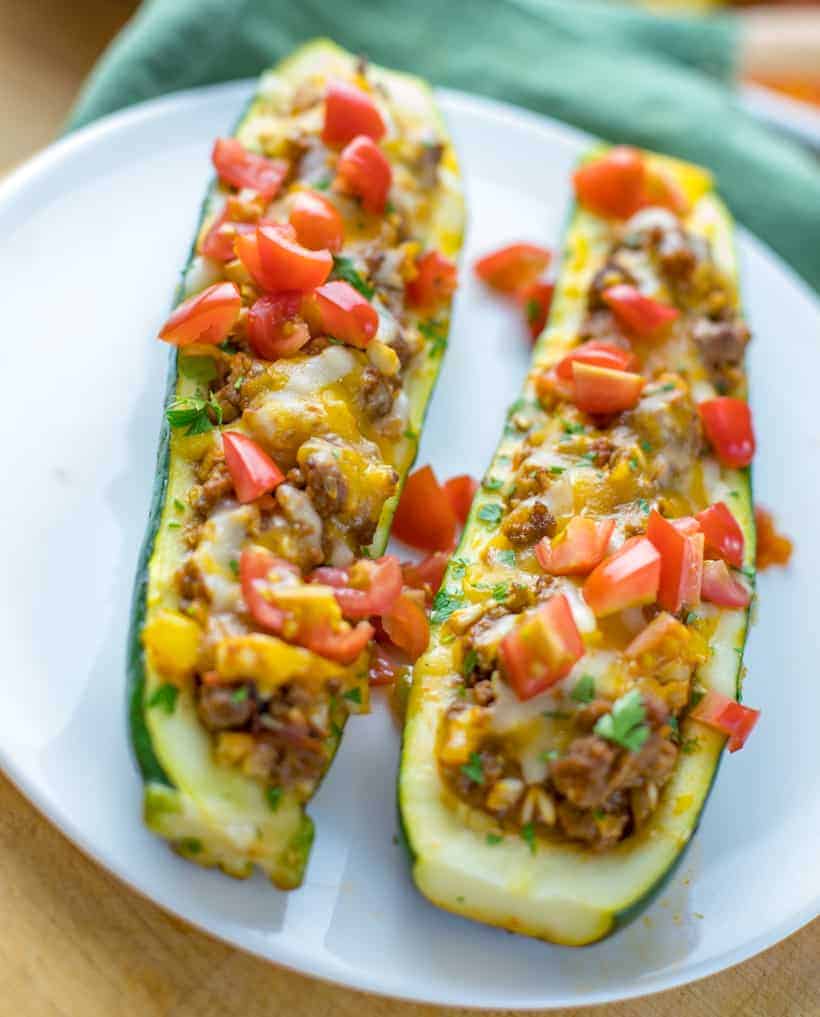 zucchini taco boats