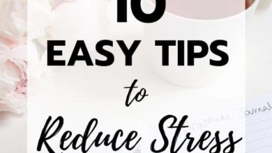 pin for how to reduce anxiety & destress
