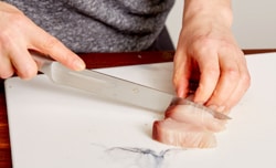 slicing fish