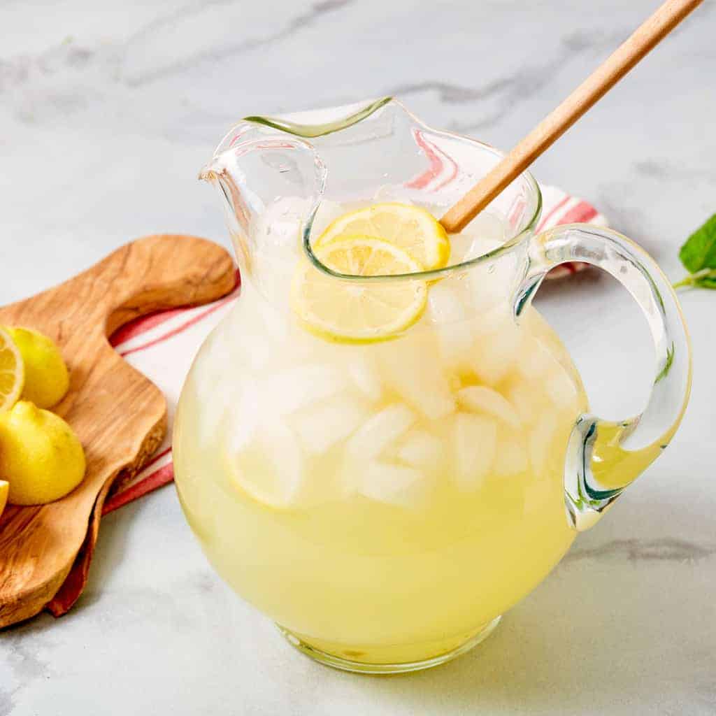 Lemonade by the Pitcher! Recipe  Zero Calorie Sweetener & Sugar
