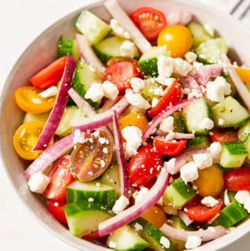 Cucumber Tomato Onion Salad « Clean & Delicious