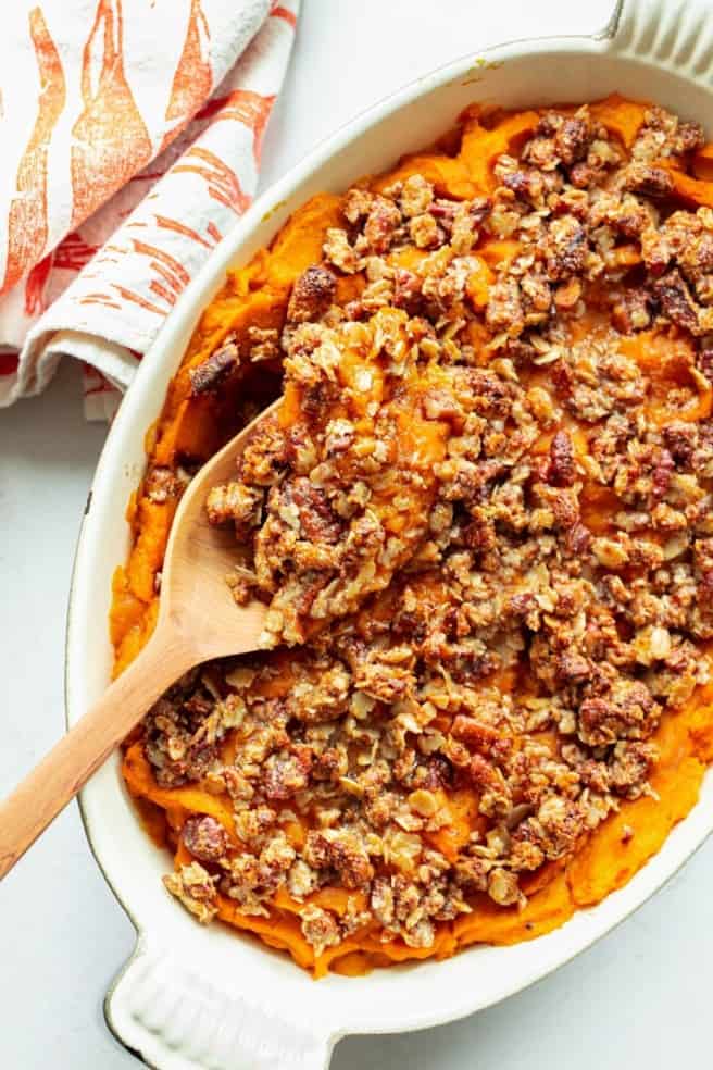 Healthy Mashed Sweet Potato Casserole « Clean & Delicious