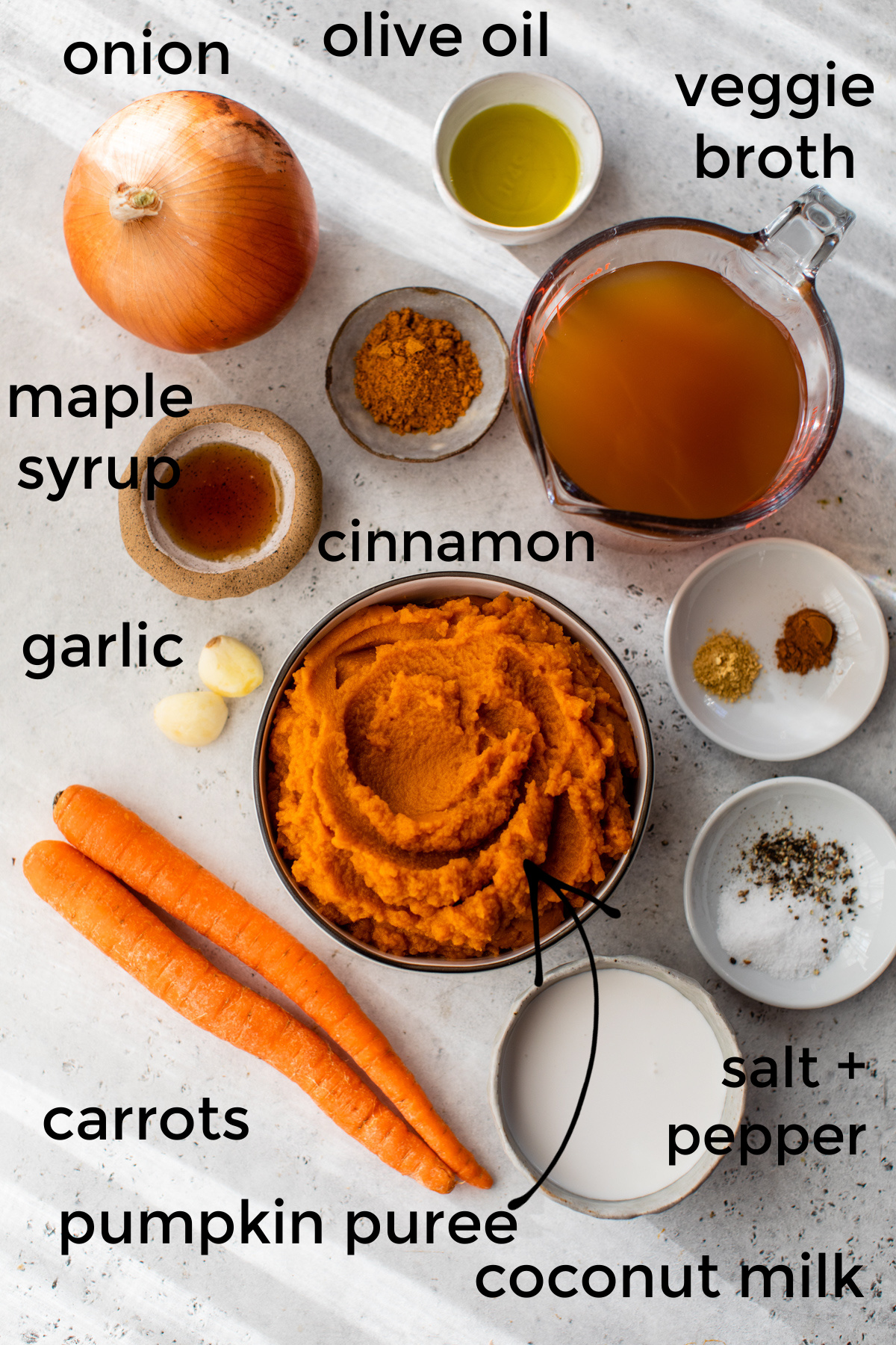 ingredients needed to make pumpkin soup