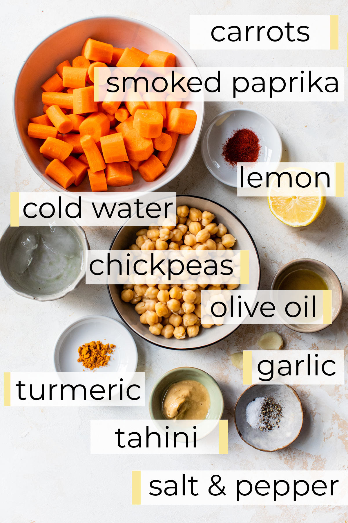 ingredients needed for hummus recipe